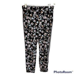 NWOT WHITE HOUSE BLACK MARKET FLORAL KNIT JOGGERS SIZE XS